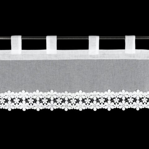 FIRANA GOTOWA KAJA NA SZELKACH 150 X 40 CM BIAŁY