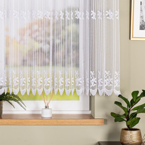 Firanka gipiurowa, wysokość 150cm, kolor 001 biały 016236/447/001/000150/1