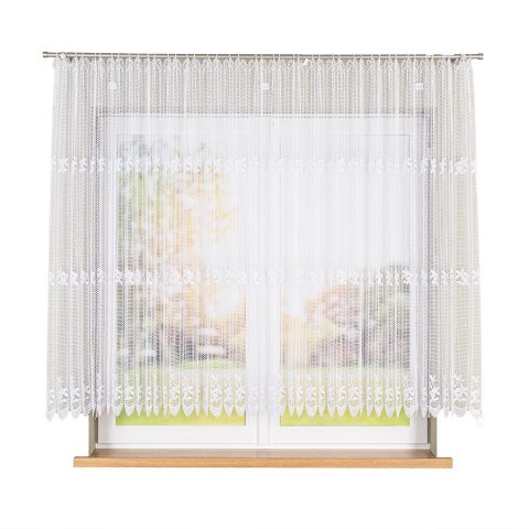 Firanka gipiurowa, wysokość 150cm, kolor 001 biały 016236/447/001/000150/1