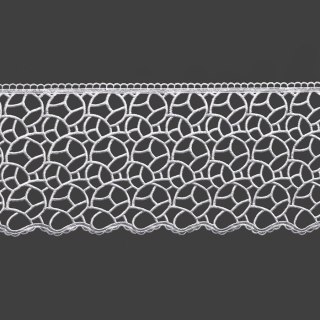 Koronka gipiurowa, wysokość 20cm, kolor 001 biały 073337/BIS/001/000020/1