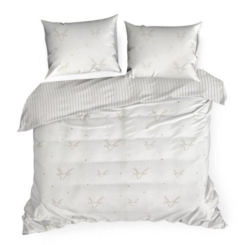 ŚWIĄTECZNY KOMPLET POŚCIELI BOSQUE 220 X 200 CM BIAŁY