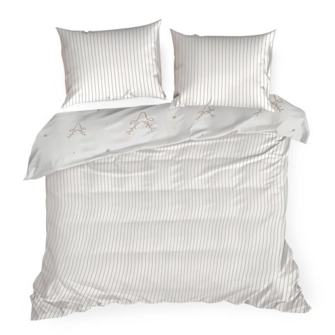 ŚWIĄTECZNY KOMPLET POŚCIELI BOSQUE 220 X 200 CM BIAŁY