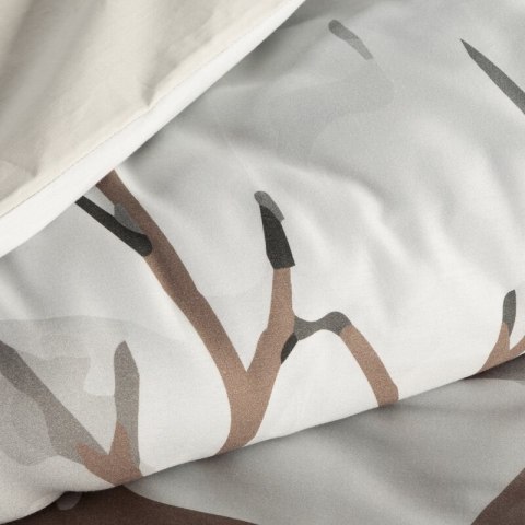 ŚWIĄTECZNY KOMPLET POŚCIELI INVERNO 140 X 200 CM BIAŁY