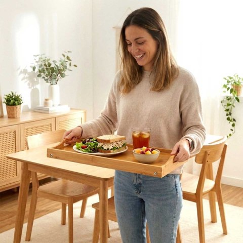 BAMBUSOWY STOLIK ŚNIADANIOWY DO ŁÓŻKA POD LAPTOPA 139457