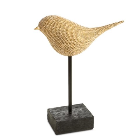 FIGURKA DEKORACYJNA ELDO 17 X 6 X 20 CM ZŁOTY