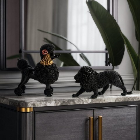 FIGURKA DEKORACYJNA ELDO 17 X 9 X 19 CM CZARNY