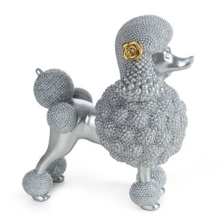 FIGURKA DEKORACYJNA ELDO 17 X 9 X 19 CM SREBRNY