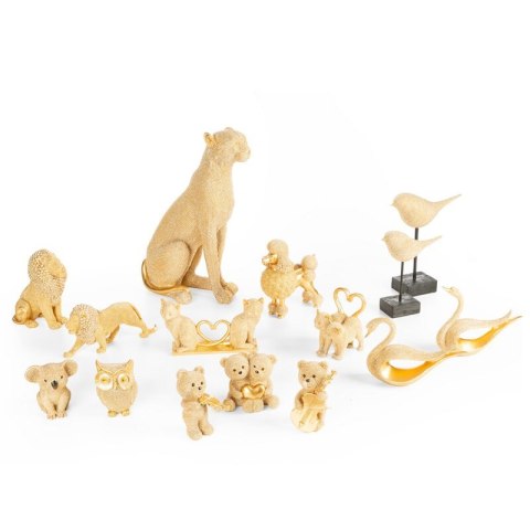 FIGURKA DEKORACYJNA ELDO 23 X 6 X 12 CM ZŁOTY