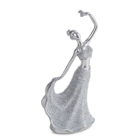 FIGURKA DEKORACYJNA ELDO 9 X 6 X 19 CM SREBRNY