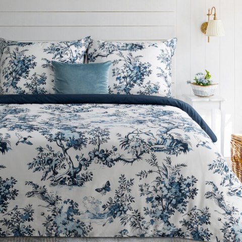 KOMPLET POŚCIELI SATYNOWEJ SPRING 86 140 X 200 CM BIAŁY