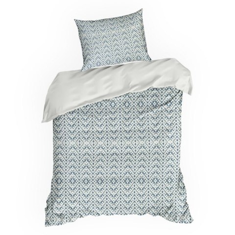 KOMPLET POŚCIELI SATYNOWEJ SPRING 98 140 X 200 CM GRANATOWY