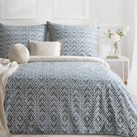 KOMPLET POŚCIELI SATYNOWEJ SPRING 98 160 X 200 CM GRANATOWY