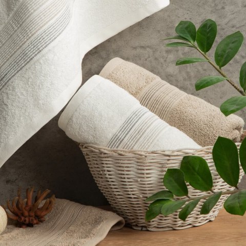 RĘCZNIK VERANO (03) 50 X 90 CM BEŻOWY