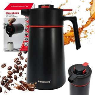 TERMOS DZBANEK KONFERENCYJNY NA KAWĘ HERBATĘ 2,5L KLAUSBERG KB-9013
