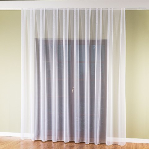 Firanka fantazyjna z ołowianką, wysokość 300cm, kolor 001 biały 725234/OLO/001/000300/1