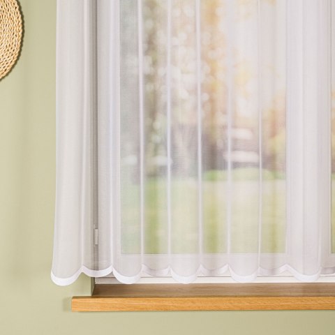 Firanka żakardowa, wysokość 160cm, kolor 001 biały 023456/000/001/000160/1