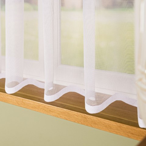 Firanka żakardowa, wysokość 160cm, kolor 001 biały 023456/000/001/000160/1