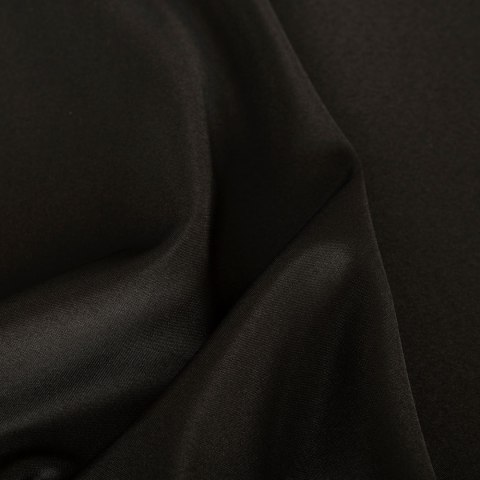 GARDENIA Zasłona gotowa na przelotkach, szerokość 140cm x wysokość 220cm, kolor 039 czarny TD0025/ZGP/039/140220/1