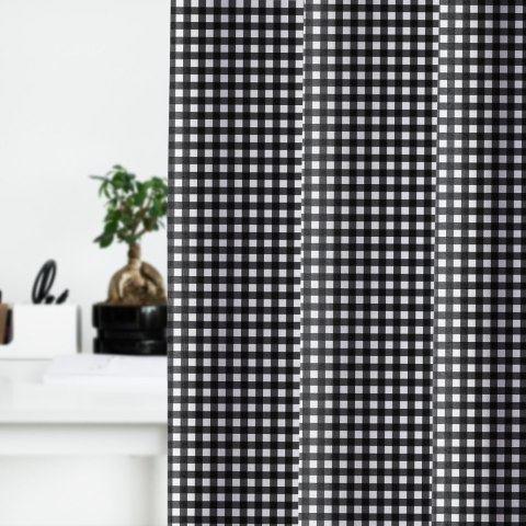 KRATA KLASYCZNY GRIL Tkanina dekoracyjna NINA WODOODPORNA, 160cm, kolor 006 czarny D00422/NIW/006/160000/1