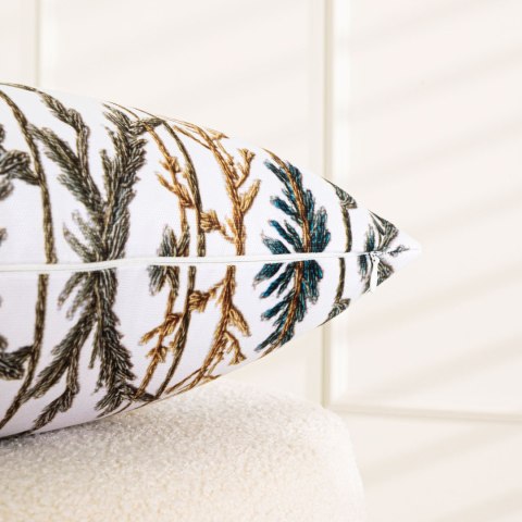 LOTTIE Z EFEKTEM WYSZYWANIA Poszewka dekoracyjna ADA 40x40cm, kolor 001 biały P00384/POP/001/040040/1