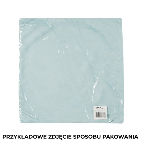 LOTTIE Z EFEKTEM WYSZYWANIA Poszewka dekoracyjna ADA 40x40cm, kolor 001 biały P00384/POP/001/040040/1
