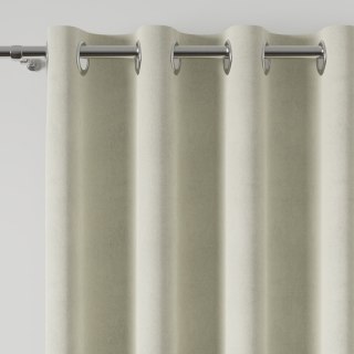 MILAS Zasłona gotowa na przelotkach, szerokość 140 x wysokość 260cm, kolor 002 ciemny kremowy MILAS0/ZGP/002/140260/1