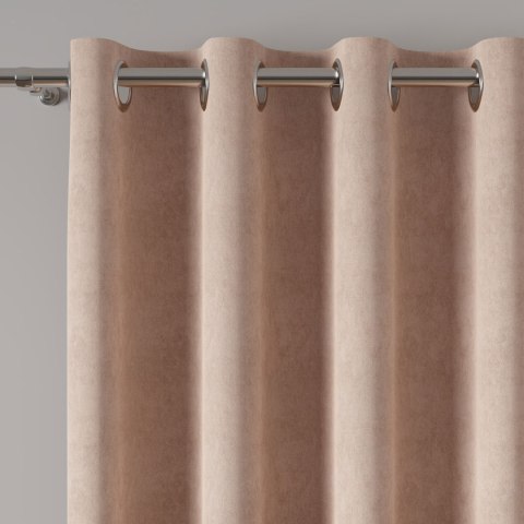 MILAS Zasłona gotowa na przelotkach, szerokość 140 x wysokość 260cm, kolor 004 nude MILAS0/ZGP/004/140260/1