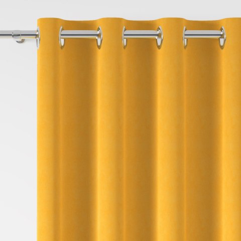 MILAS Zasłona gotowa na przelotkach, szerokość 140 x wysokość 260cm, kolor 047 szafranowy MILAS0/ZGP/047/140260/1