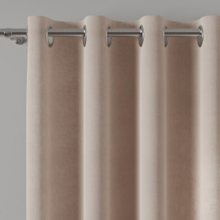 MILAS Zasłona gotowa na przelotkach, szerokość 140 x wysokość 260cm, kolor 370 chłodny jasny beżowy MILAS0/ZGP/370/140260/1