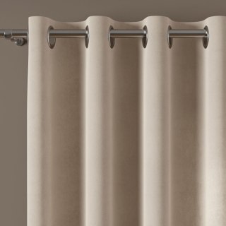 MILAS Zasłona gotowa na przelotkach, szerokość 140 x wysokość 260cm, kolor 374 jasny ciepły beżowy MILAS0/ZGP/374/140260/1
