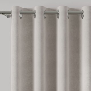 MILAS Zasłona gotowa na przelotkach, szerokość 140 x wysokość 260cm, kolor 866 stalowy MILAS0/ZGP/866/140260/1
