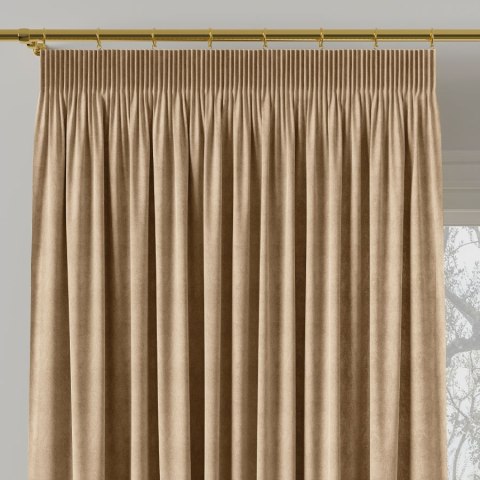 MILAS Zasłona gotowa na taśmie, szerokość 140 x wysokość 260cm, kolor 003 cappuccino MILAS0/ZGT/003/140260/1