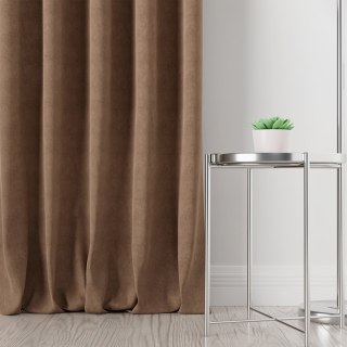 MILAS Zasłona gotowa na taśmie, szerokość 140 x wysokość 260cm, kolor 008 ciepły brązowy MILAS0/ZGT/008/140260/1