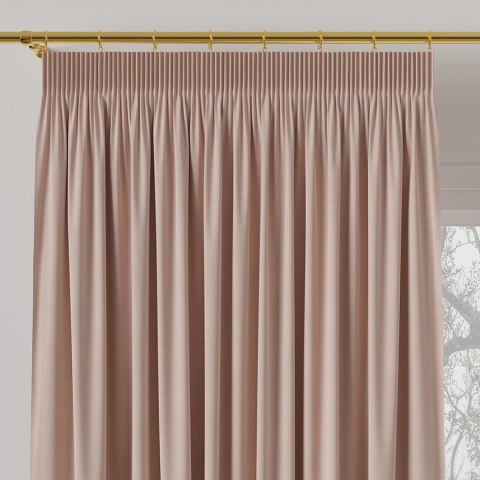 MILAS Zasłona gotowa na taśmie, szerokość 140 x wysokość 260cm, kolor 018 pudrowy różowy MILAS0/ZGT/018/140260/1