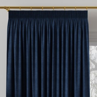MILAS Zasłona gotowa na taśmie, szerokość 140 x wysokość 260cm, kolor 037 ciemny niebieski MILAS0/ZGT/037/140260/1