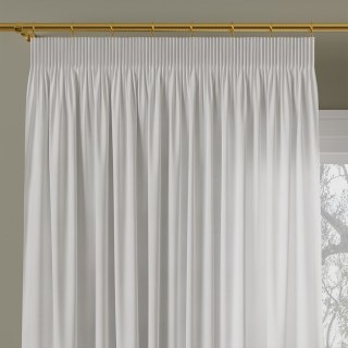 MILAS Zasłona gotowa na taśmie, szerokość 140 x wysokość 260cm, kolor 050 biały MILAS0/ZGT/050/140260/1