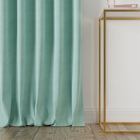 MILAS Zasłona gotowa na taśmie, szerokość 140 x wysokość 260cm, kolor 056 miętowy MILAS0/ZGT/056/140260/1