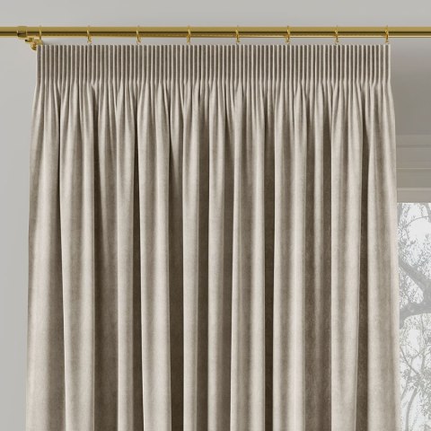 MILAS Zasłona gotowa na taśmie, szerokość 140 x wysokość 260cm, kolor 443 chłodny kremowy MILAS0/ZGT/443/140260/1