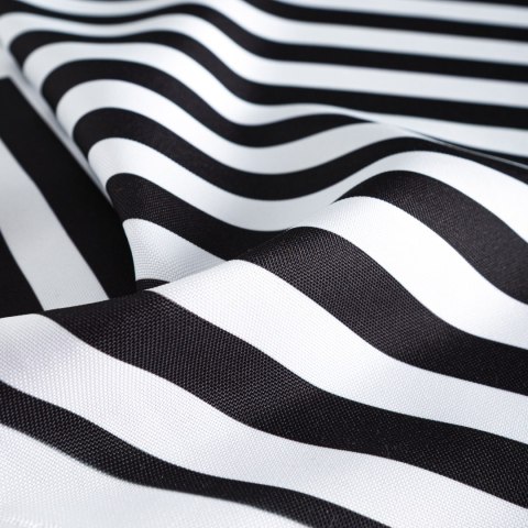 PASKI KLASYCZNY GRIL Tkanina dekoracyjna NINA WODOODPORNA, 160cm, kolor 006 czarny D00423/NIW/006/160000/1