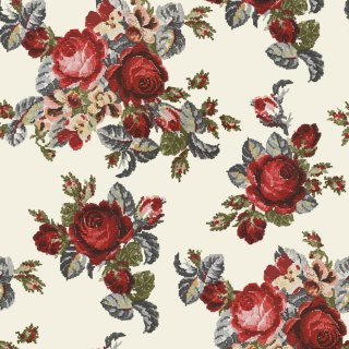 RÓŻA Tkanina dekoracyjna obrusowa NINA WODOODPORNA, 160cm, kolor 003 czerwony D00430/NIW/003/160000/1