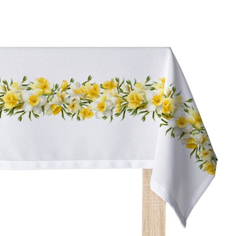 ŻONKILE Tkanina dekoracyjna obrusowa NINA WODOODPORNA, 160cm, kolor 008 żółty D00428/NIW/N08/160000/1