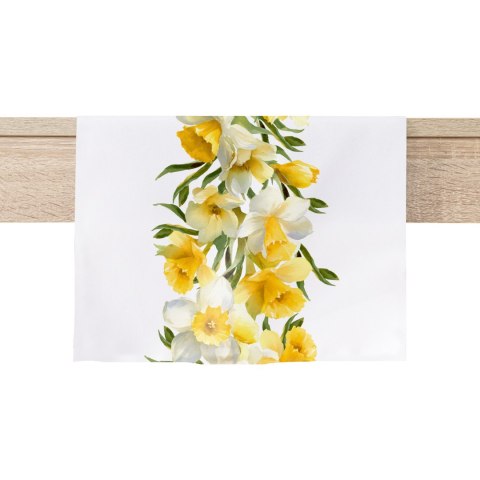 ŻONKILE Tkanina dekoracyjna obrusowa NINA WODOODPORNA, 160cm, kolor 008 żółty D00428/NIW/N08/160000/1