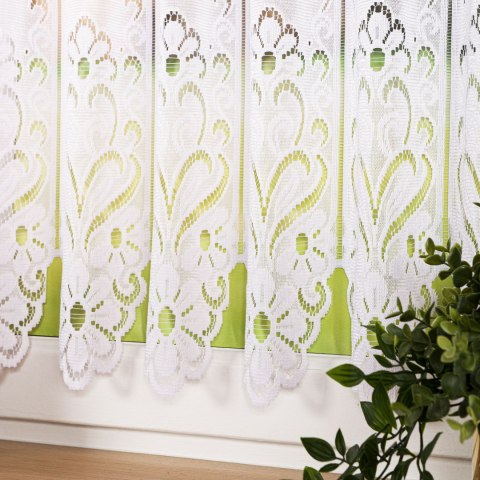 Zazdrostka żakardowa panelowa, wysokość 50cm, kolor 001 biały 019401/000/001/000050/1