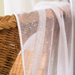 Firanka fantazyjna z ołowianką, wysokość 300cm, kolor 001 biały 004901/OLO/001/000300/1