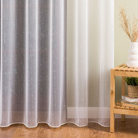 Firanka fantazyjna z ołowianką, wysokość 300cm, kolor 001 biały 004901/OLO/001/000300/1