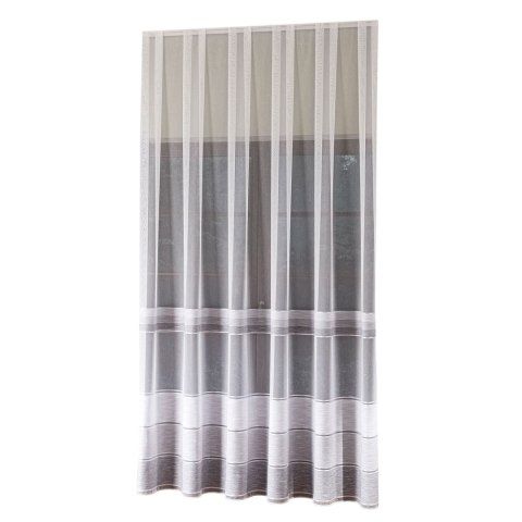 Firanka fantazyjna z ołowianką, wysokość 300cm, kolor 004 jasny szary 001834/OLO/004/000300/1