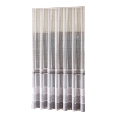 Firanka fantazyjna z ołowianką, wysokość 300cm, kolor 006 szaro beżowy 001834/OLO/006/000300/1