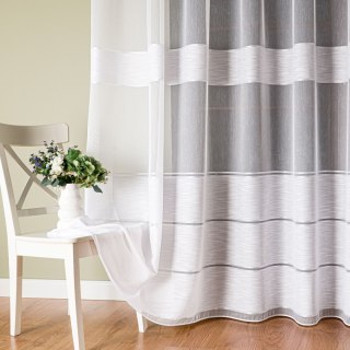 Firanka fantazyjna z ołowianką, wysokość 300cm, kolor 008 biały 001834/OLO/008/000300/1