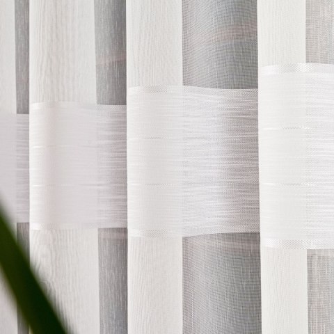 Firanka fantazyjna z ołowianką, wysokość 300cm, kolor 008 biały 001834/OLO/008/000300/1