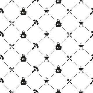 KLASYCZNY GRIL Tkanina dekoracyjna NINA WODOODPORNA, 160cm, kolor 006 czarny D00421/NIW/006/160000/1